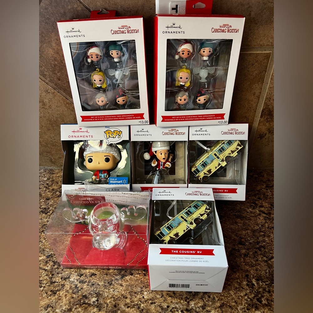Hallmark Ornament National Lampoon’s Christmas Vacation Lot Moose Mug Eddie’s RV